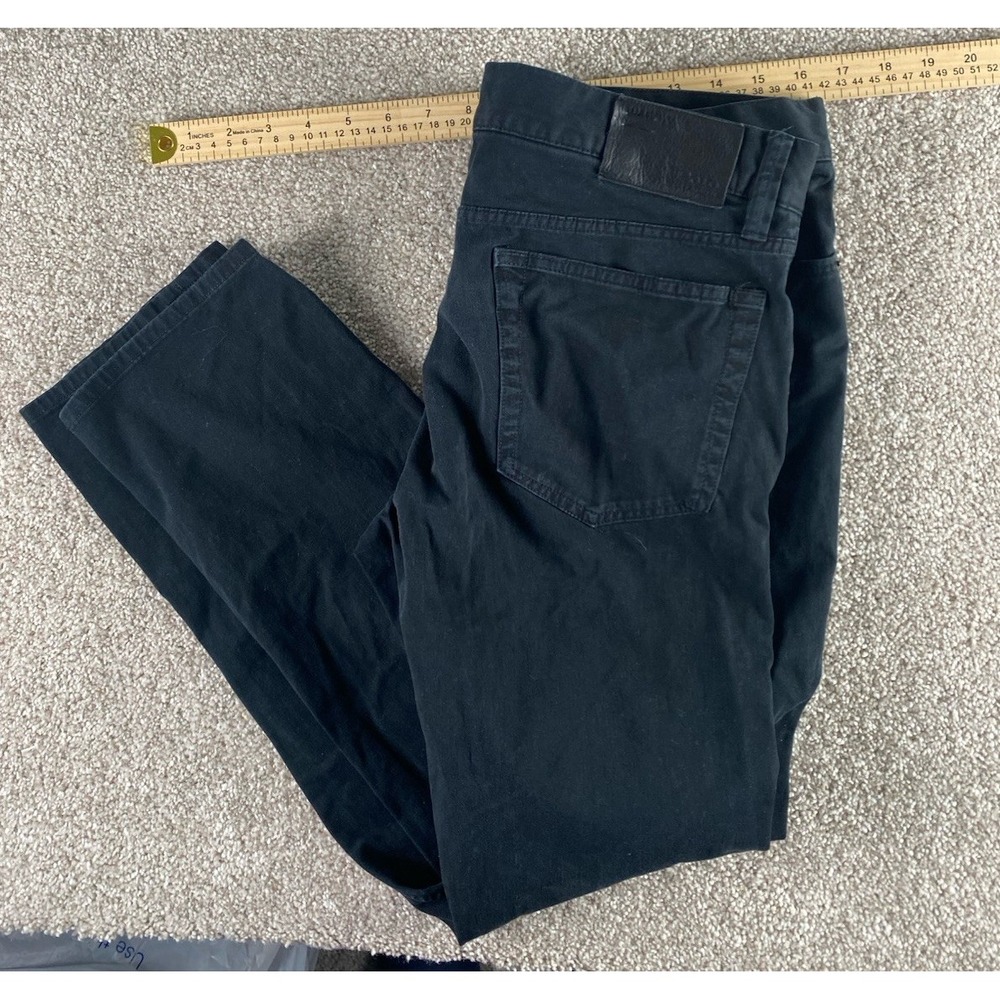 Polo Ralph Lauren Jeans Men's 34x28 (READ) Hampton Straight Denim Black‎ Cotton